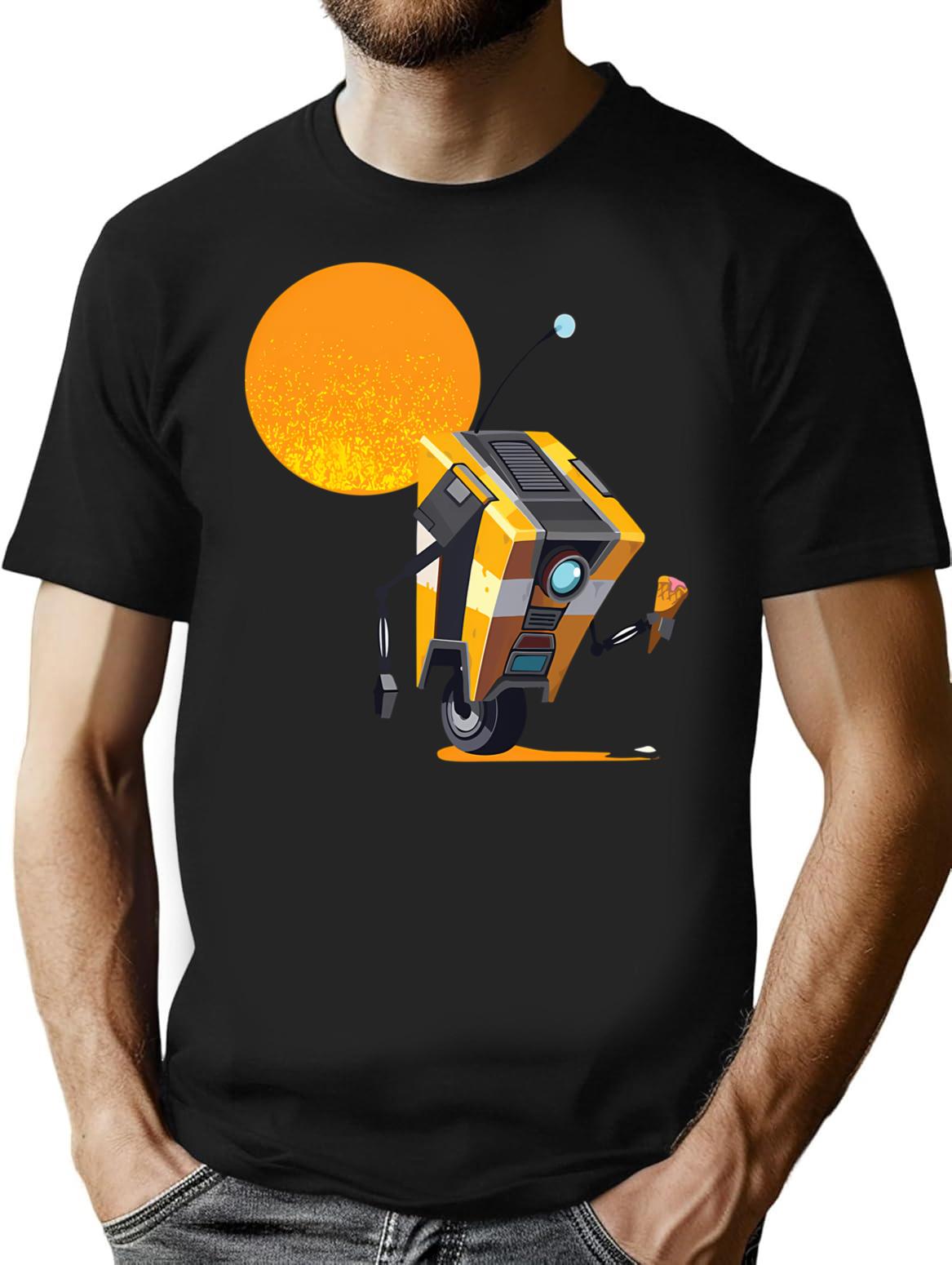 Claptrap T-Shirt - Retro Graphic Tee for Men & Women - Black