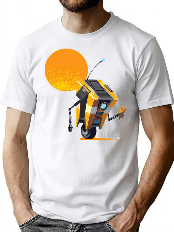 Claptrap T-Shirt for Men & Women, T-Shirts Graphic Tee - White