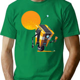 Claptrap T-Shirt - Retro Graphic Tee for Men & Women - Green