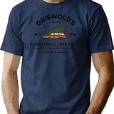 Clark Griswold Family Christmas Tree Farm T-Shirt - Navy