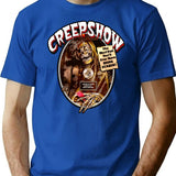 Classic 80S Horror Cartoons Creepshow T-Shirt for Men & Women, T-Shirts Graphic Tee - Blue