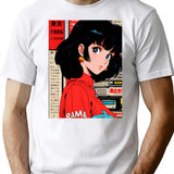 Classic Anime Retro Vintage Cute T-Shirt - Retro Graphic Casual Tee - White