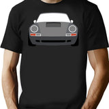 Classic Car Vintage 911 T-Shirt - Retro Graphic Casual Tee - Black