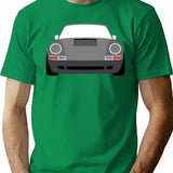 Classic Car Vintage 911 T-Shirt - Retro Graphic Casual Tee - Green