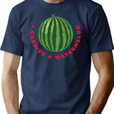 Classic I Carried A Watermelon Funny Vintage T-Shirt - Navy