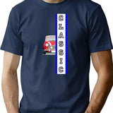 Classic Mini Cooper T-Shirt - Retro Graphic Tee for Men & Women - Navy