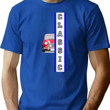 Classic Mini Cooper T-Shirt - Retro Graphic Tee for Men & Women - Blue