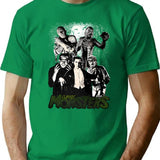 Classic Monsters T-Shirt for Men & Women, T-Shirts Graphic Tee - Green