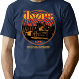 Classic Retro Circle T-Shirt - Navy