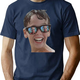 Classic Squints T-Shirt - Retro Graphic Tee for Men & Women - Navy