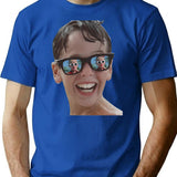 Classic Squints T-Shirt - Retro Graphic Tee for Men & Women - Blue