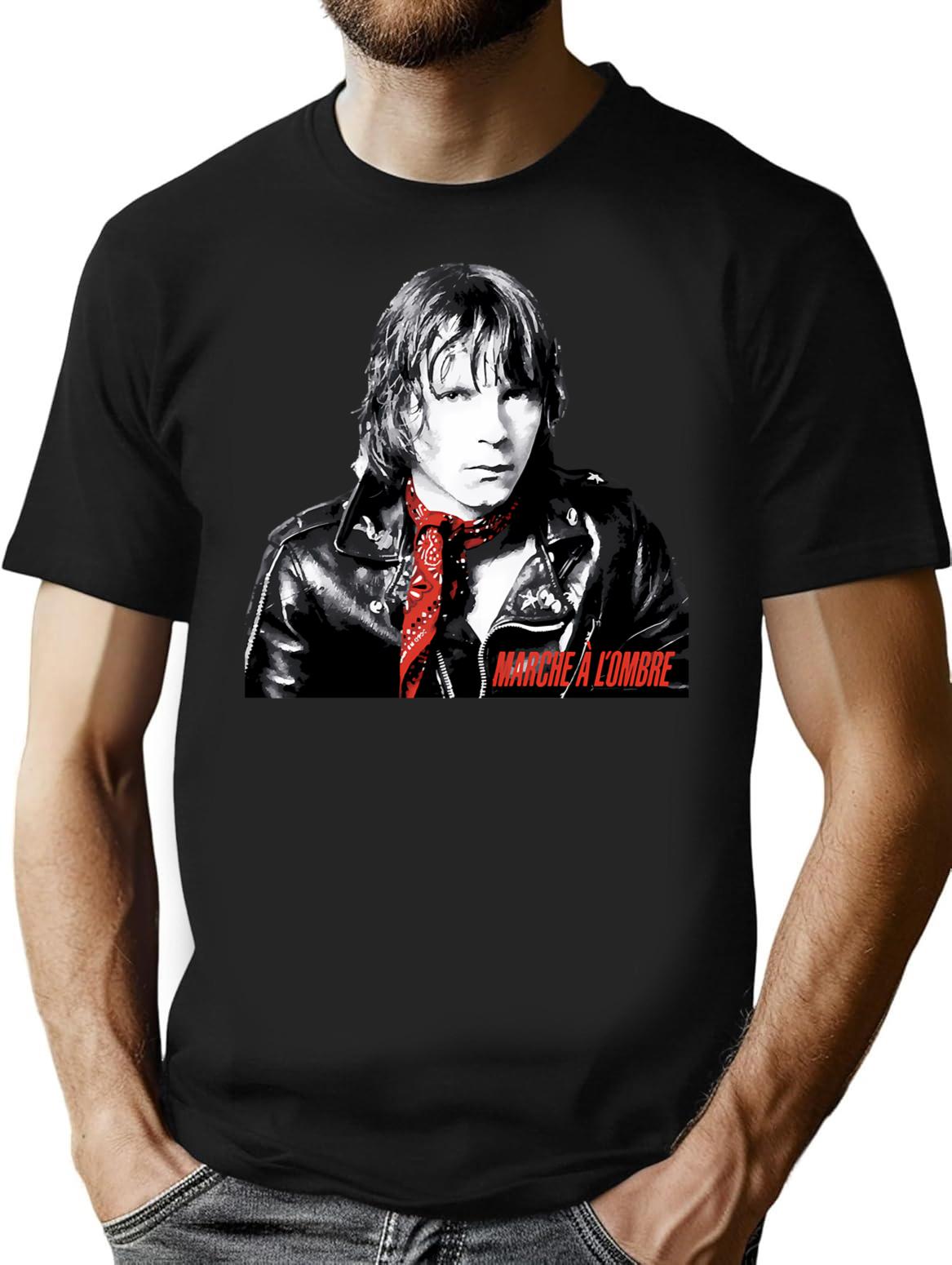 Classic Vintage Renaud France Handsome Funny Man T-Shirt - Black