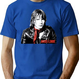 Classic Vintage Renaud France Handsome Funny Man T-Shirt - Blue
