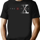 Classic X Files Logo T-Shirt for Men & Women, T-Shirts Graphic Tee - Black