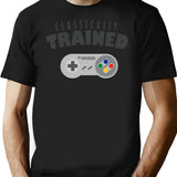 Classically Trained (1) T-Shirt - Retro Graphic Tee for Men & Women - Black