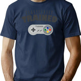 Classically Trained (1) T-Shirt - Retro Graphic Tee for Men & Women - Navy
