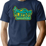 Clayboy -Distressed- T-Shirt for Men & Women, T-Shirts Graphic Tee - Navy