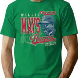 Cleveland Willie Mays Hayes Worn T-Shirt for Men & Women, T-Shirts Graphic Tee - Green