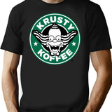 Clown Coffee Parody T-Shirt for Men & Women, T-Shirts Graphic Tee - Black
