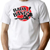 Club Bada Bang Lts Worn T-Shirt for Men & Women, T-Shirts Graphic Tee - White