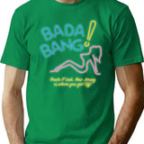 Club Bada Bang Neon T-Shirt for Men & Women, T-Shirts Graphic Tee - Green