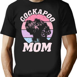 Cockapoo Mom Dog Funny Mother'S Day Retro Vintage T-Shirt for Men & Women, T-Shirts Graphic Tee - Black