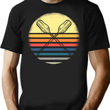 College Crew Rowing Gifts For Rower T-Shirt for Men & Women, T-Shirts Graphic Tee - Black