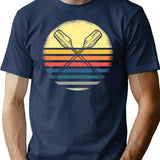 College Crew Rowing Gifts For Rower T-Shirt for Men & Women, T-Shirts Graphic Tee - Navy