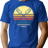 College Crew Rowing Gifts For Rower T-Shirt for Men & Women, T-Shirts Graphic Tee - Blue