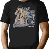 Columbo Just One More Thing Dks T-Shirt for Men & Women, T-Shirts Graphic Tee - Black