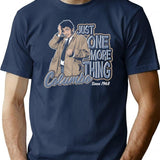 Columbo Just One More Thing Dks T-Shirt for Men & Women, T-Shirts Graphic Tee - Navy