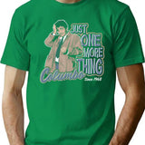 Columbo Just One More Thing Dks T-Shirt for Men & Women, T-Shirts Graphic Tee - Green