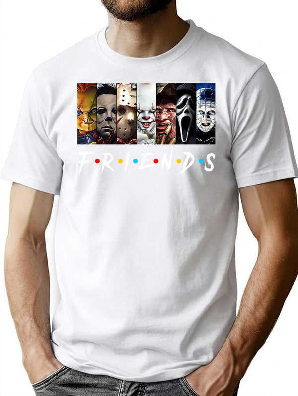 Come Back T-Shirt Halloween Shirt Myers Michael T-Shirt for Men & Women, T-Shirts Graphic Tee - White