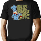 Conjunction Junction Conductor Lyrics T-Shirt for Men & Women, T-Shirts Graphic Tee - Black