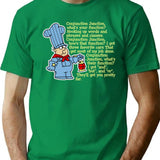 Conjunction Junction Conductor Lyrics T-Shirt for Men & Women, T-Shirts Graphic Tee - Green