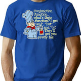 Conjunction Junction Conductor T-Shirt for Men & Women, T-Shirts Graphic Tee - Blue