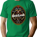 Connor Macleod Scottish Ale Label T-Shirt for Men & Women, T-Shirts Graphic Tee - Green