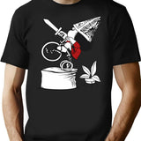 Conqueror T-Shirt for Men & Women, T-Shirts Graphic Tee - Black