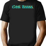 Coolbeans Vintage Retro Design T-Shirt for Men & Women, T-Shirts Graphic Tee - Black