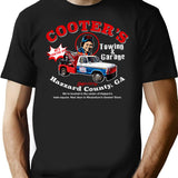Cooter'S Towing Worn Hazzard County Dks T-Shirt for Men & Women, T-Shirts Graphic Tee - Black