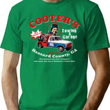 Cooter'S Towing Worn Hazzard County Dks T-Shirt for Men & Women, T-Shirts Graphic Tee - Green