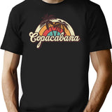 Copacabana Beach Trip T-Shirt for Men & Women, T-Shirts Graphic Tee - Black