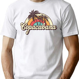 Copacabana Beach Trip T-Shirt for Men & Women, T-Shirts Graphic Tee - White
