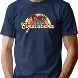 Copacabana Beach Trip T-Shirt for Men & Women, T-Shirts Graphic Tee - Navy