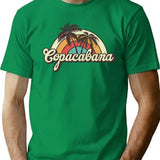 Copacabana Beach Trip T-Shirt for Men & Women, T-Shirts Graphic Tee - Green