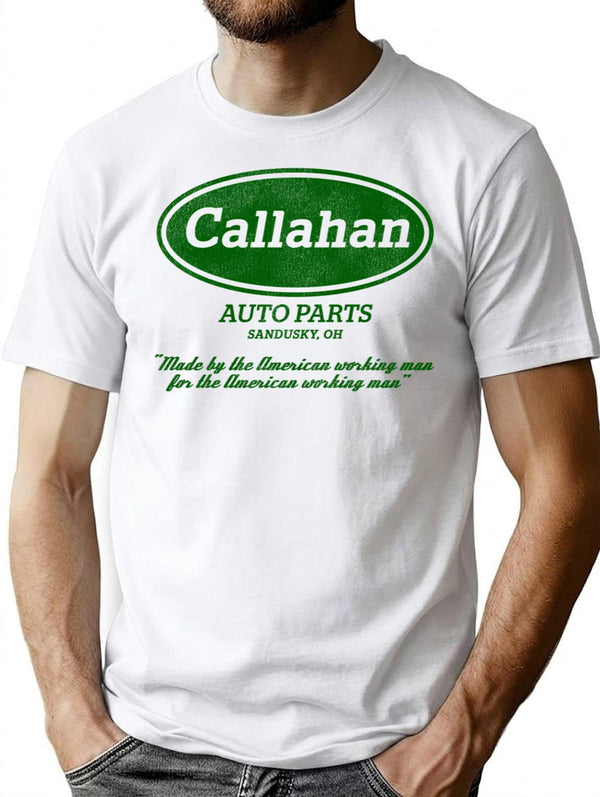 Copy Of Callahan Auto Parts Worn Out Lts T-Shirt for Men & Women, T-Shirts Graphic Tee - White