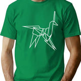 Copy Of Pocket Retro Blade Runner Origami Unicorn T-Shirt for Men & Women, T-Shirts Graphic Tee - Green