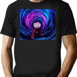 Coraline T-Shirt for Men & Women, T-Shirts Graphic Tee - Black