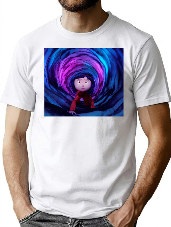 Coraline T-Shirt for Men & Women, T-Shirts Graphic Tee - White