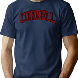 Cornell T-Shirt for Men & Women, T-Shirts Graphic Tee - Navy